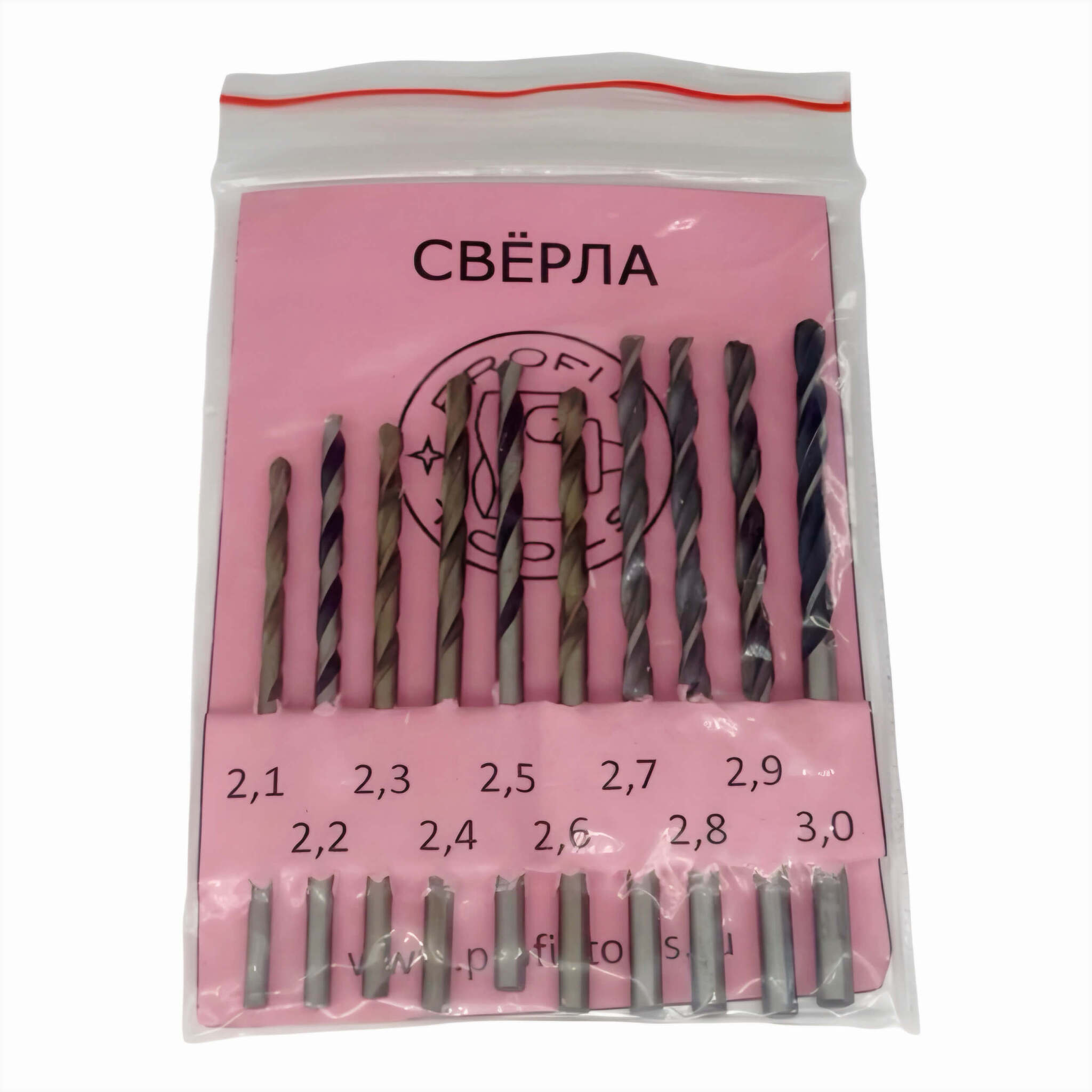 Набор сверл (2.1-3мм)
