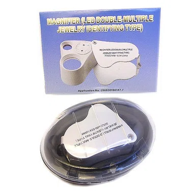 Лупа складная с подсветкой NO.9889