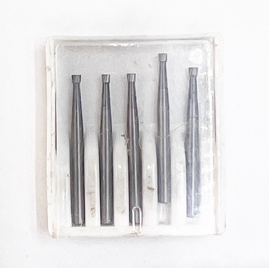 Набор турбинных боров твердосплавных обратный конус d1.0мм — фото 2