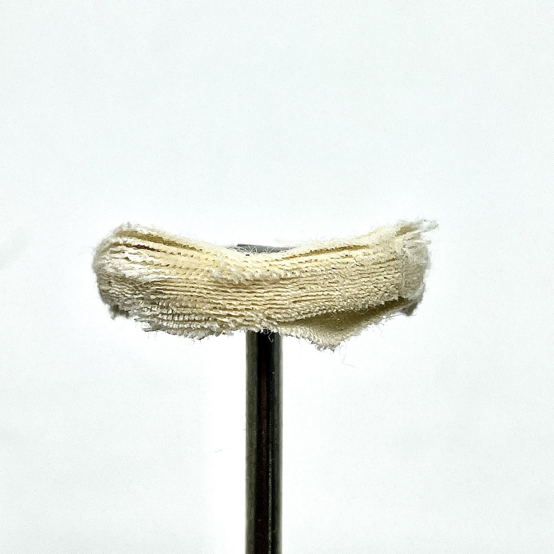 Набор тканевых хлопковых дисков из 5 шт. для полировки с хвостовиком 3мм — фото 2