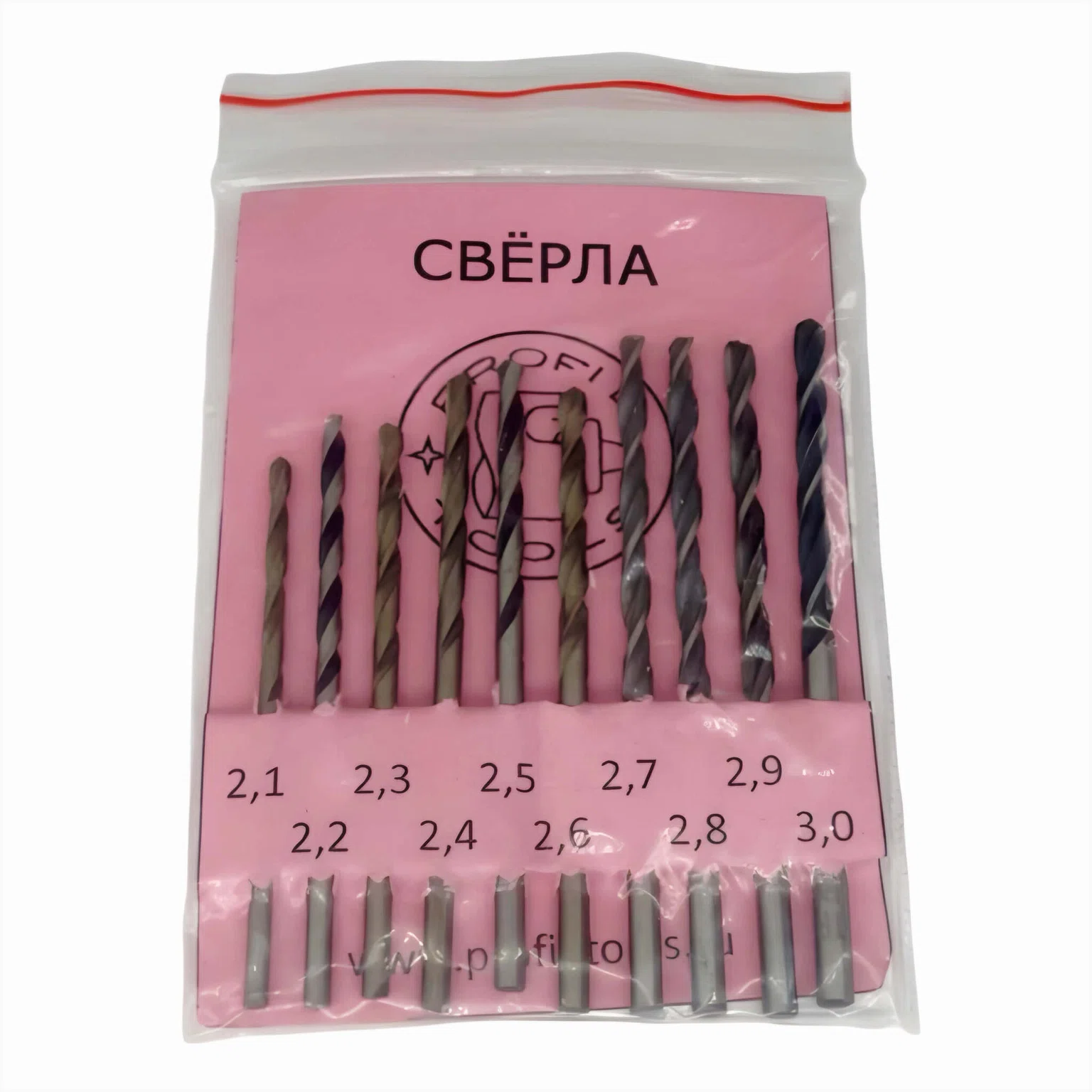 Набор сверл (2.1-3мм)