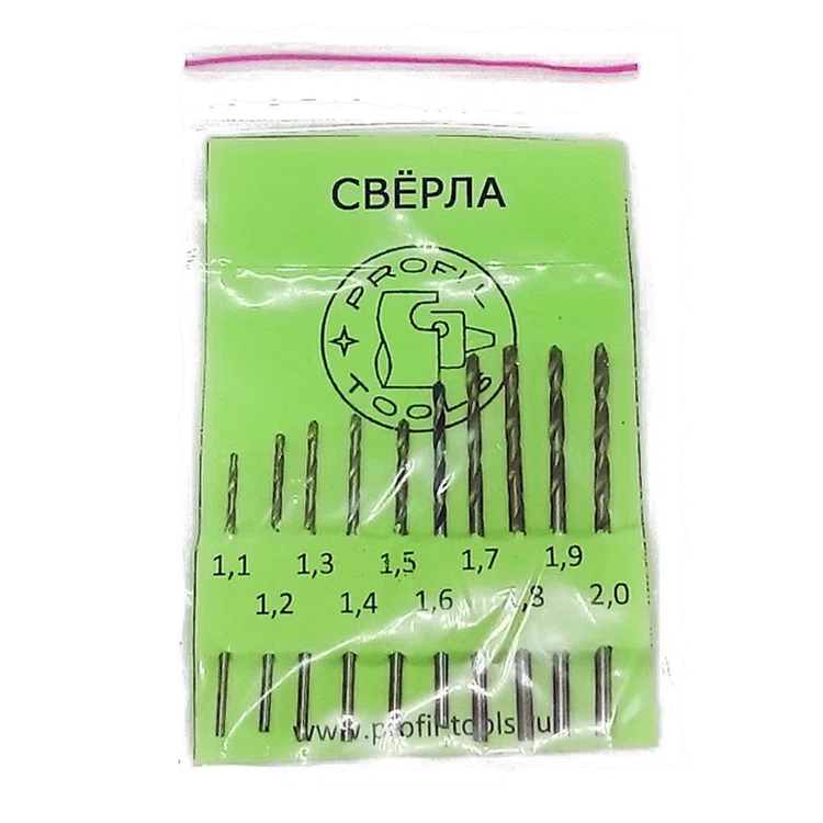 Набор сверл (1.1-2мм)