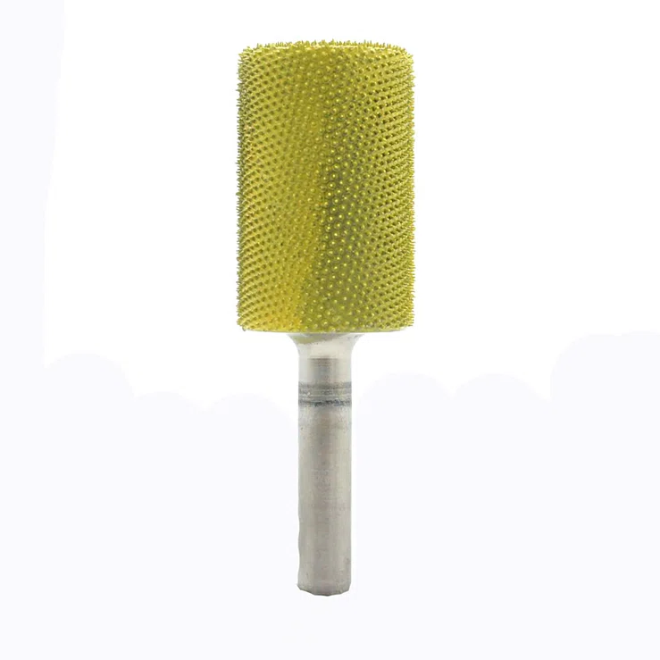 Борфреза цилиндр (Сабурртут) Saburrtooth с рабочим торцом 14С34 желтый