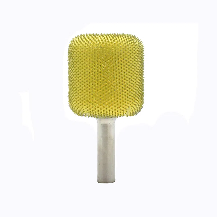 Борфреза цилиндр (Сабурртут) Saburrtooth с рабочим торцом 14С1R2T желтый