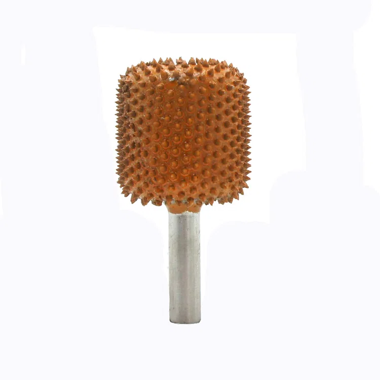 Борфреза цилиндр (Сабурртут) Saburrtooth с рабочим торцом 14С1R2T оранжевый