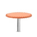 Колесо (Сабурртут) Saburrtooth, d хвостовика 6мм, d фрезы x 50,8мм, l фрезы 6.35мм (ex-coarse/оранж) (4760)