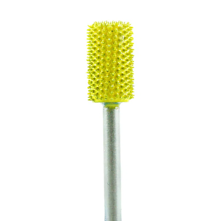 Цилиндр (Сабурртут) Saburrtooth, d хвостовика 2.3мм, d фрезы x 6.35мм, l фрезы 12,7мм (fine/желтая) (4706)