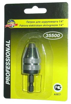 Патрон 3-х кулачковый (Скраб) Skrab с битой для шуруповерта