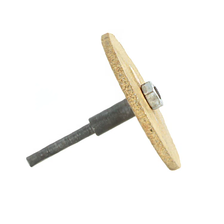 Алмазный спеченый диск d 40х1.2 мм с хвостовиком 4мм