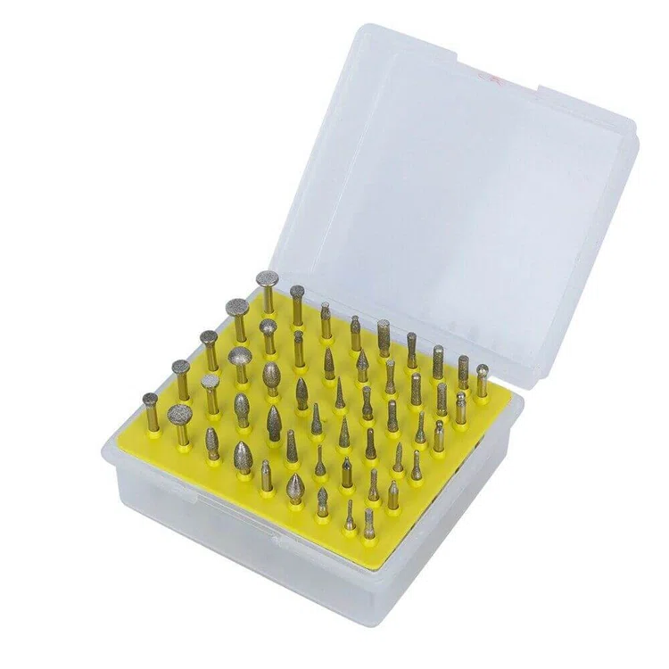 Набор алмазных головок №1 d3мм 45шт.