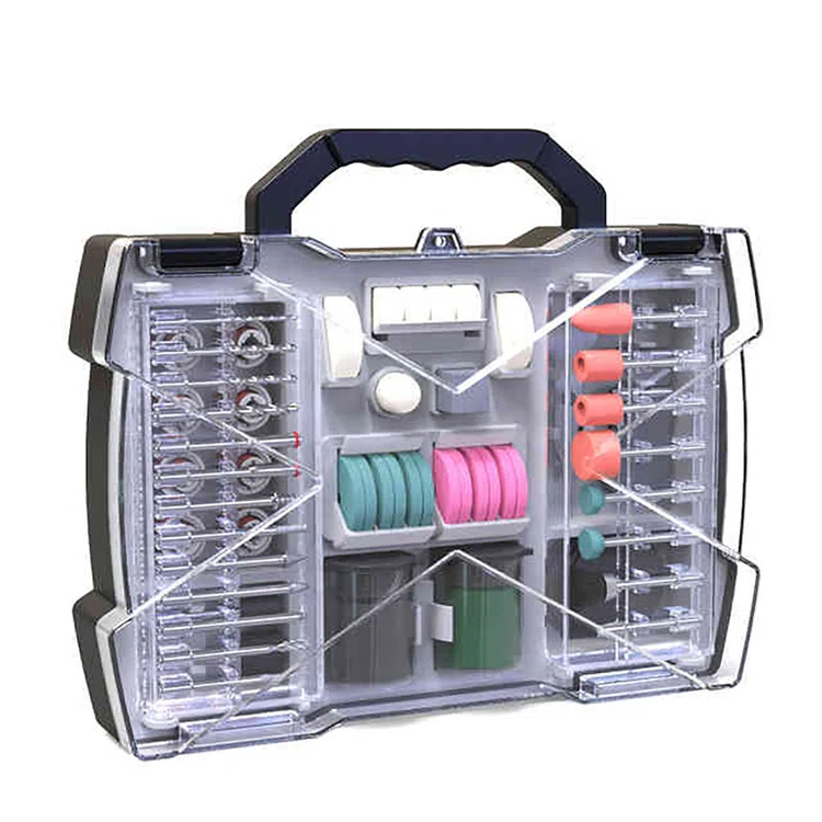 Набор оснасток для прямошлифовальной машины 145 предмета