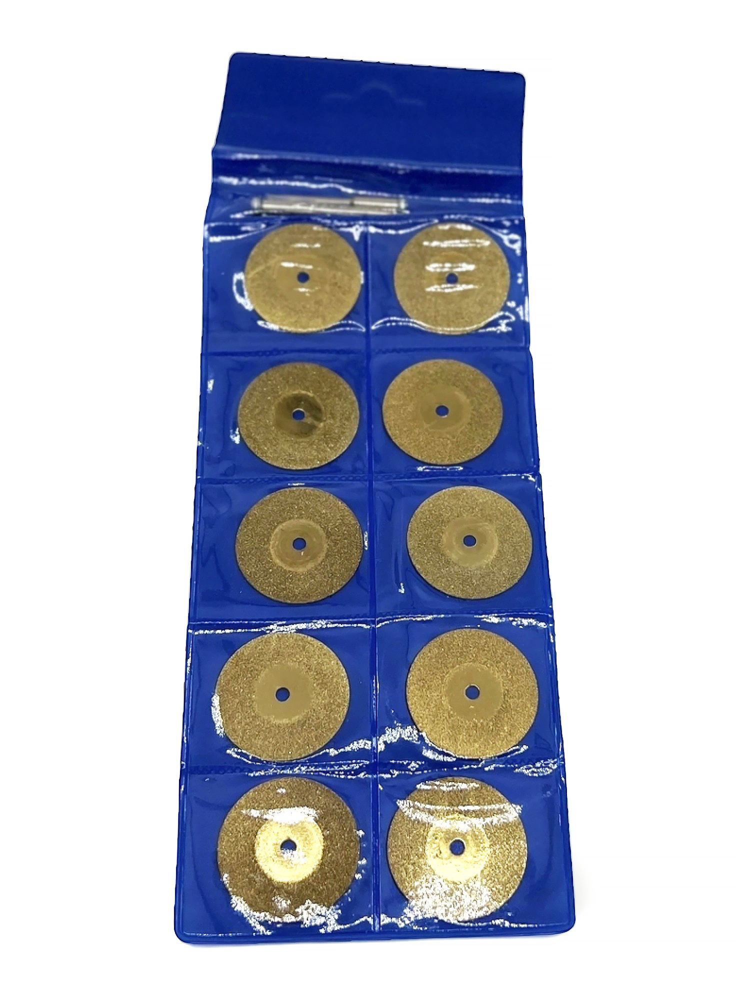 Набор алмазных дисков с титановым покрытием для гравера, 10шт, 30мм. — фото 2