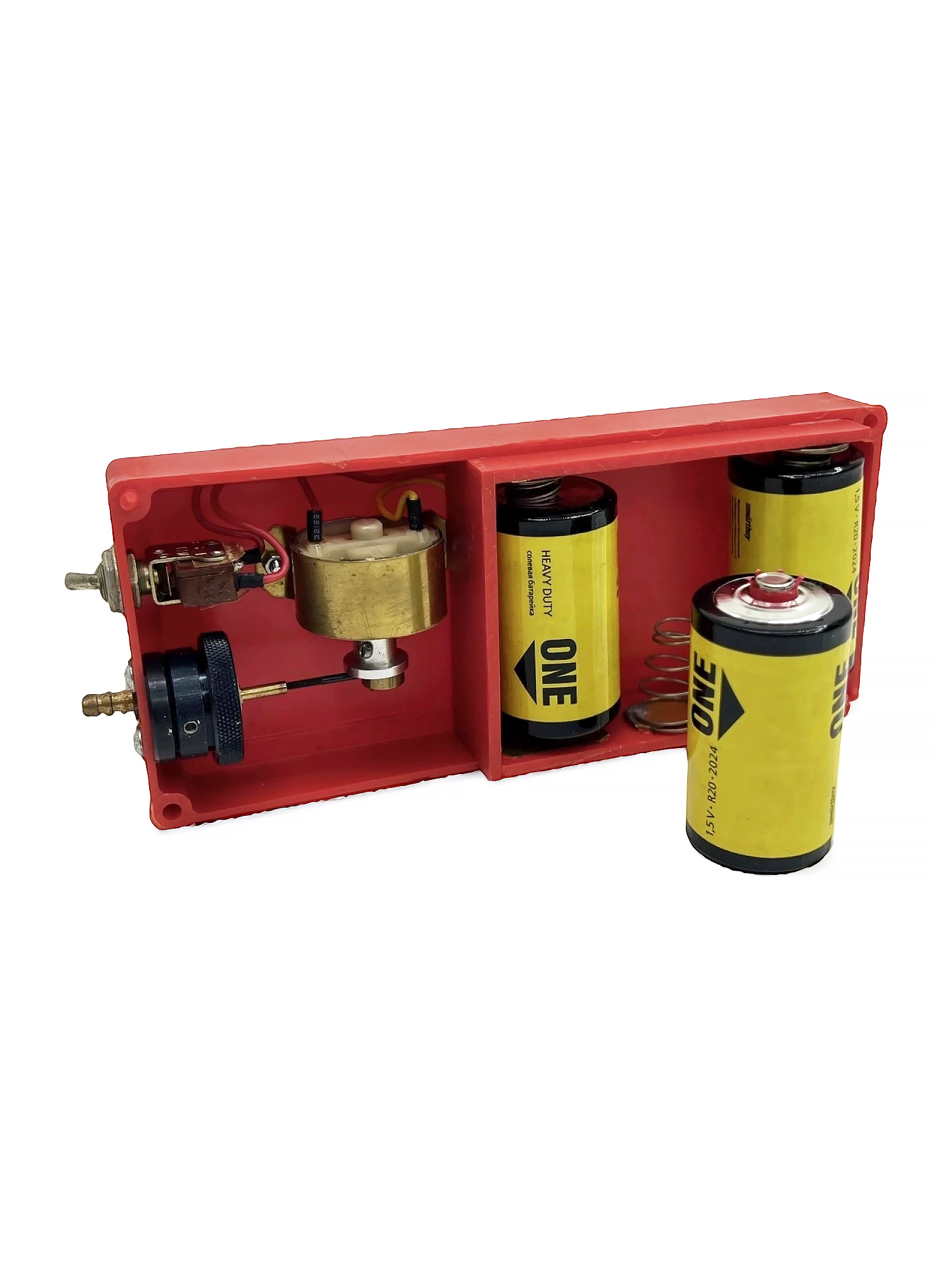 Компрессор для рыбок дорожный на круглых батарейках КД2 — фото 5