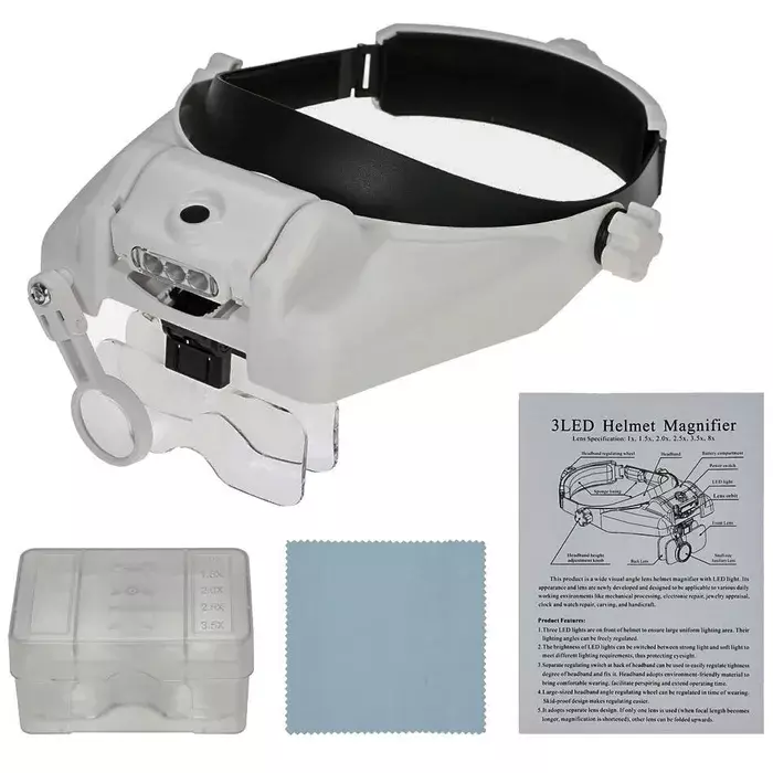 Очки бинокулярные MG82000-M со светодиодной подсветкой — фото 5