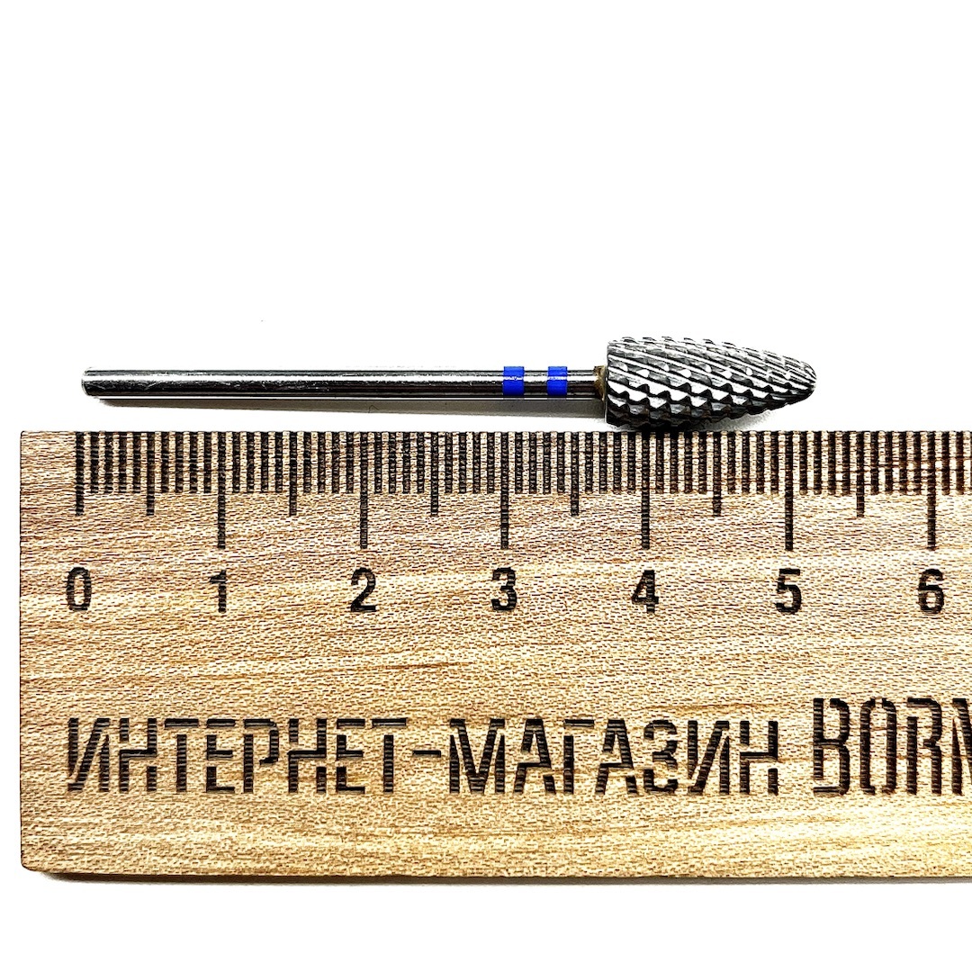 Борфреза твердосплавная пламевидная d6x2.3мм — фото 2