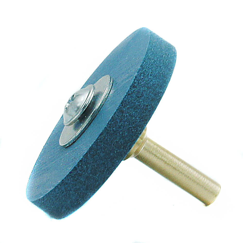 Диск шлифовальный Tornadotool d 48х7.5х10 мм Синий с оправкой 4мм — фото 4