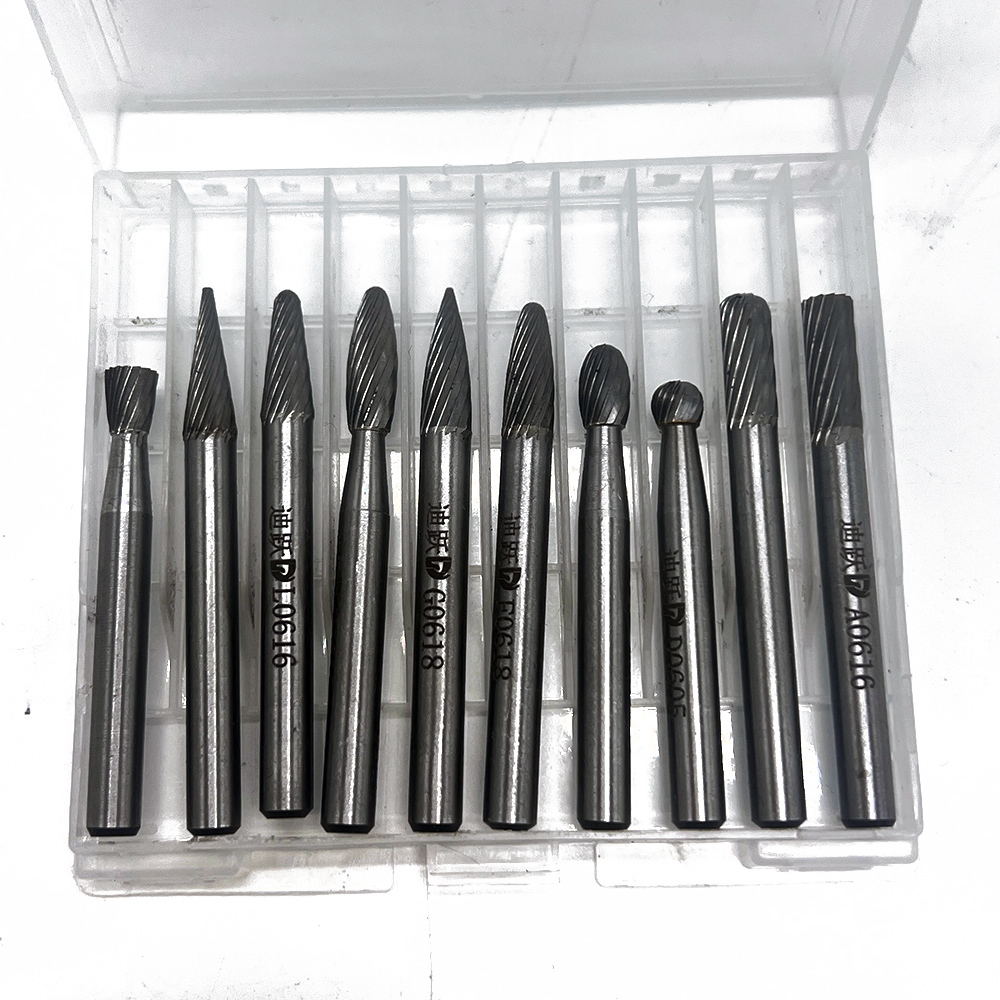 Набор борфрез с одной насечкой 0577 6x6mm — фото 2