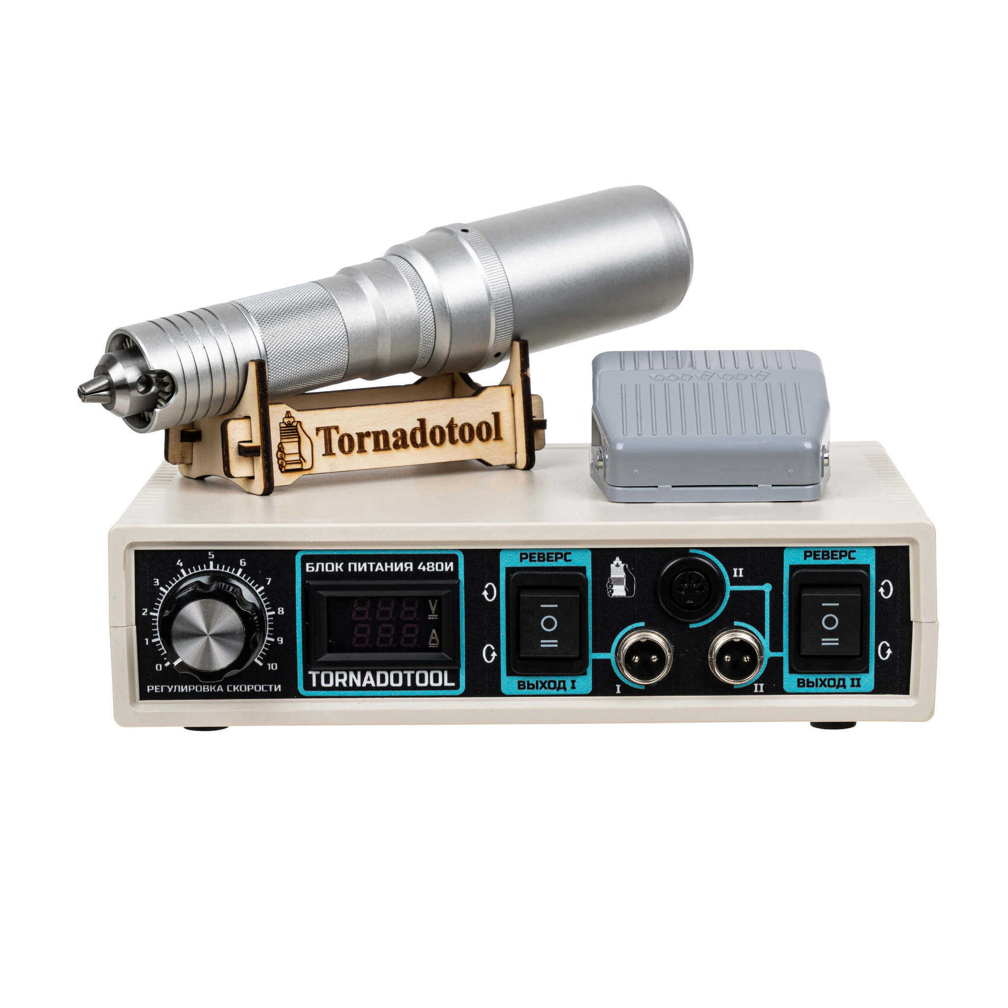 Гравер и прямошлифовальная бормашина 480W, Tornadotool, Б8/480И — фото 10