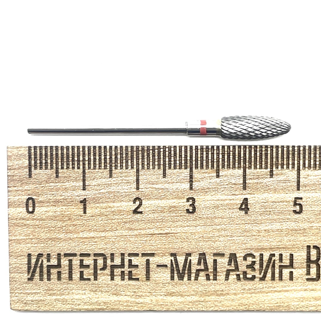 Борфреза твердосплавная пламевидная d4.5х2.3 — фото 3