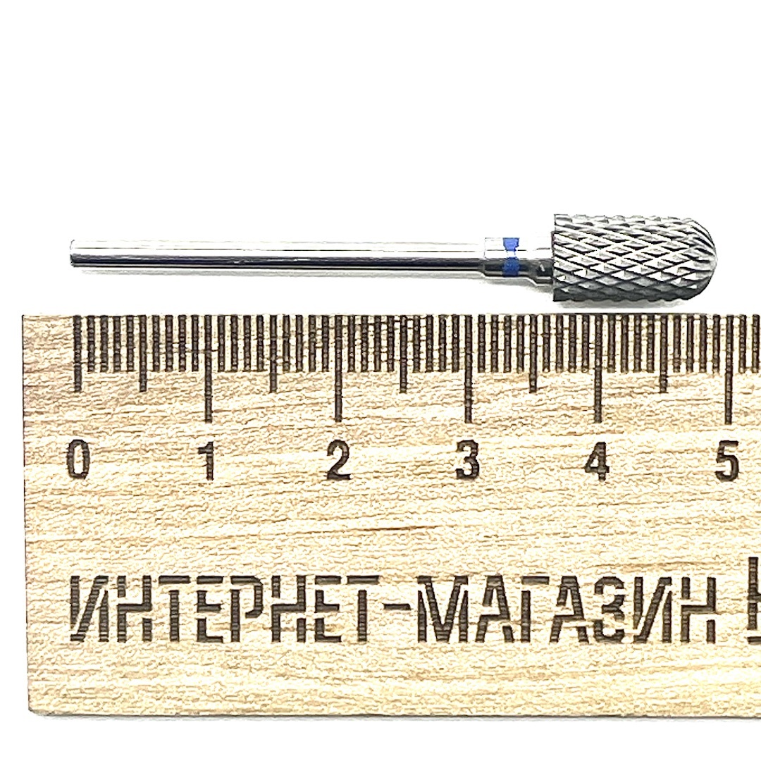 Борфреза твердосплавная сфероцилиндрическая d6.7х2.3 — фото 2