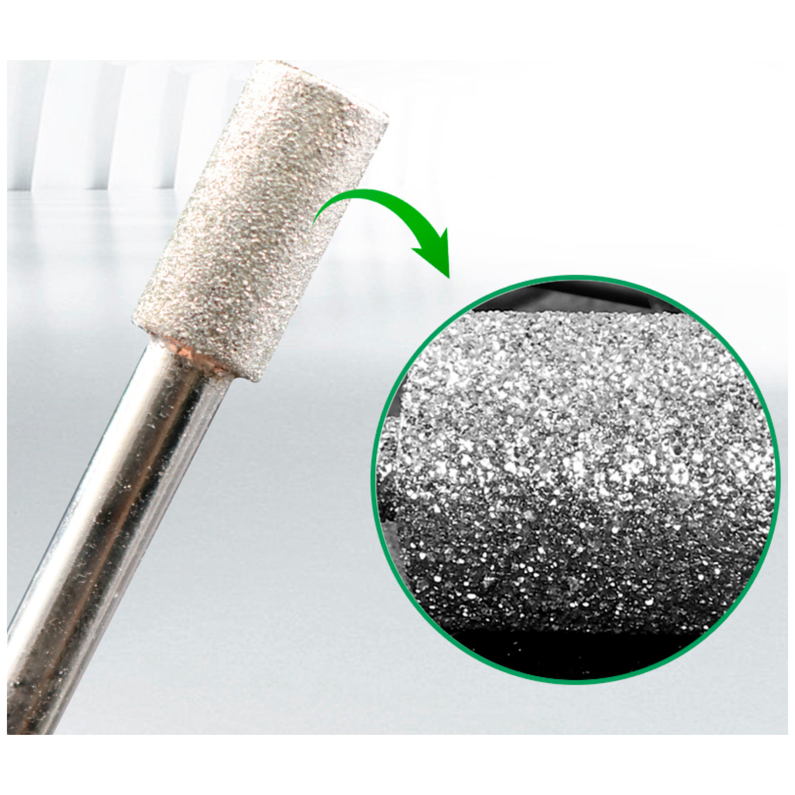 Шарошки для гравера, алмазные, Tornadotool, d 6мм — фото 4