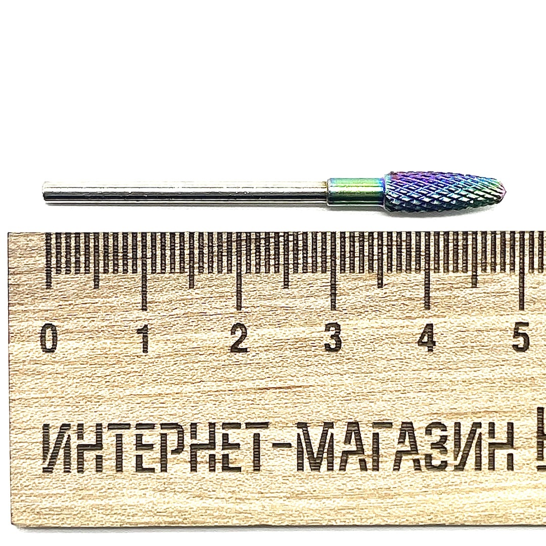 Борфреза твердосплавная пламевидная d4.2х2.3 — фото 3