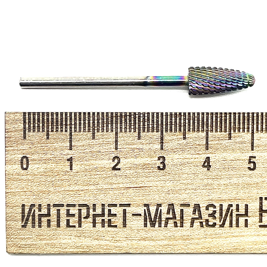 Борфреза твердосплавная конус со сферическим концом d6.2х2.3 — фото 3