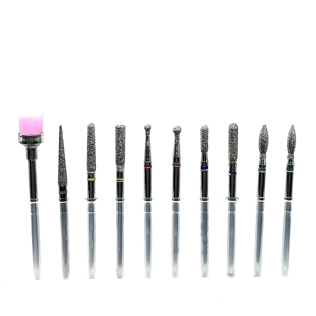 Набор алмазных фрез. Хвостовик 2.3мм — фото 2
