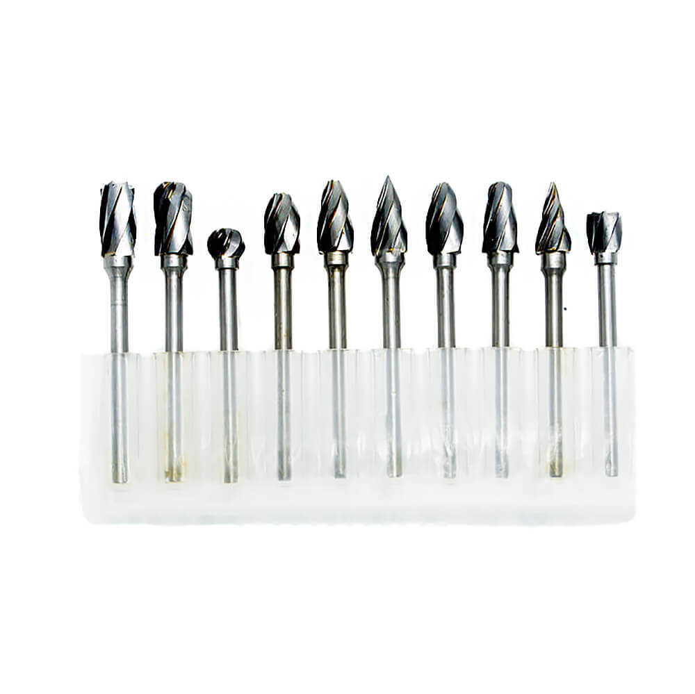 Шарошки по дереву 3мм, набор 10 шт, Tornadotool, №2 — фото 7