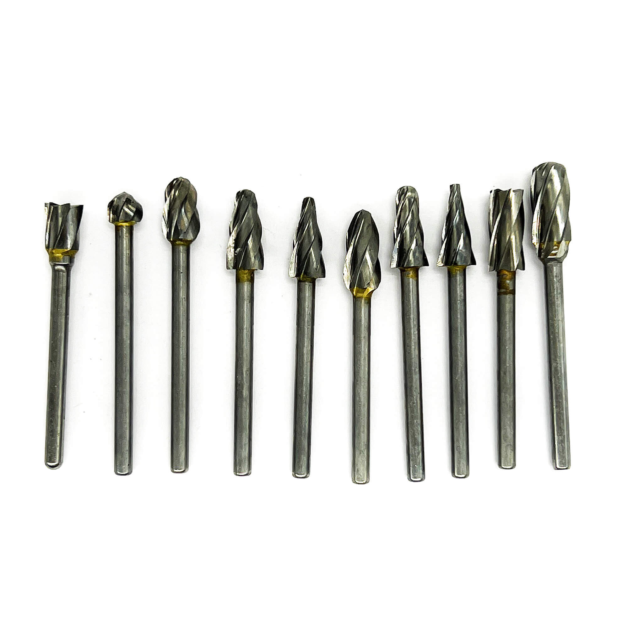 Шарошки по дереву 3мм, набор 10 шт, Tornadotool, №2 — фото 8