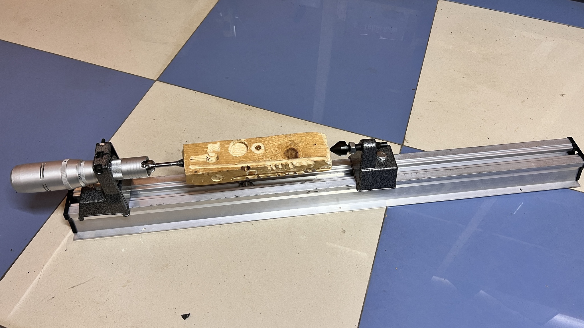 Токарный станок для бормашин Tornadotool (Профиль) без мотора 60см — фото 4