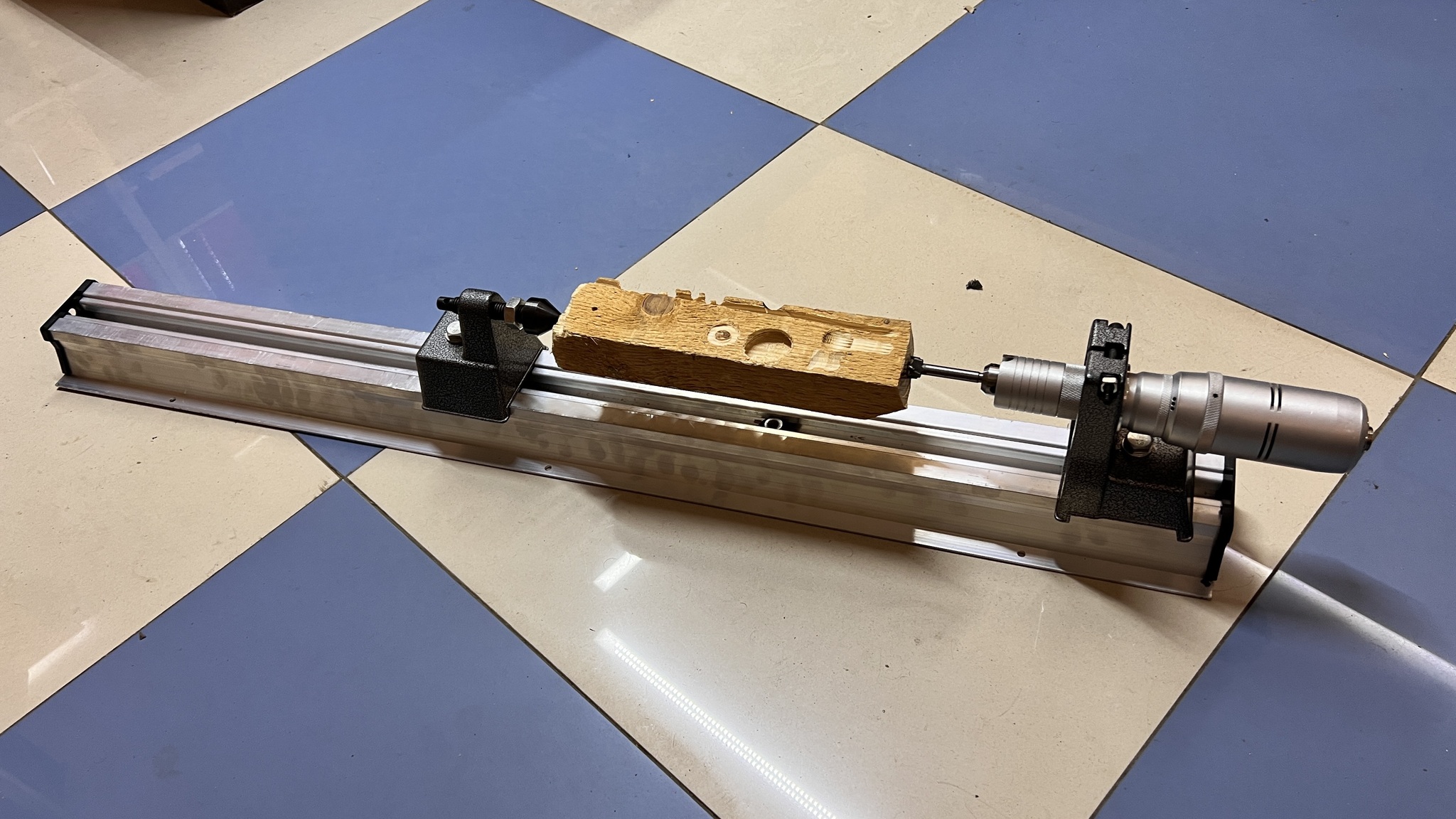 Токарный станок для бормашин Tornadotool (Профиль) без мотора 60см — фото 5