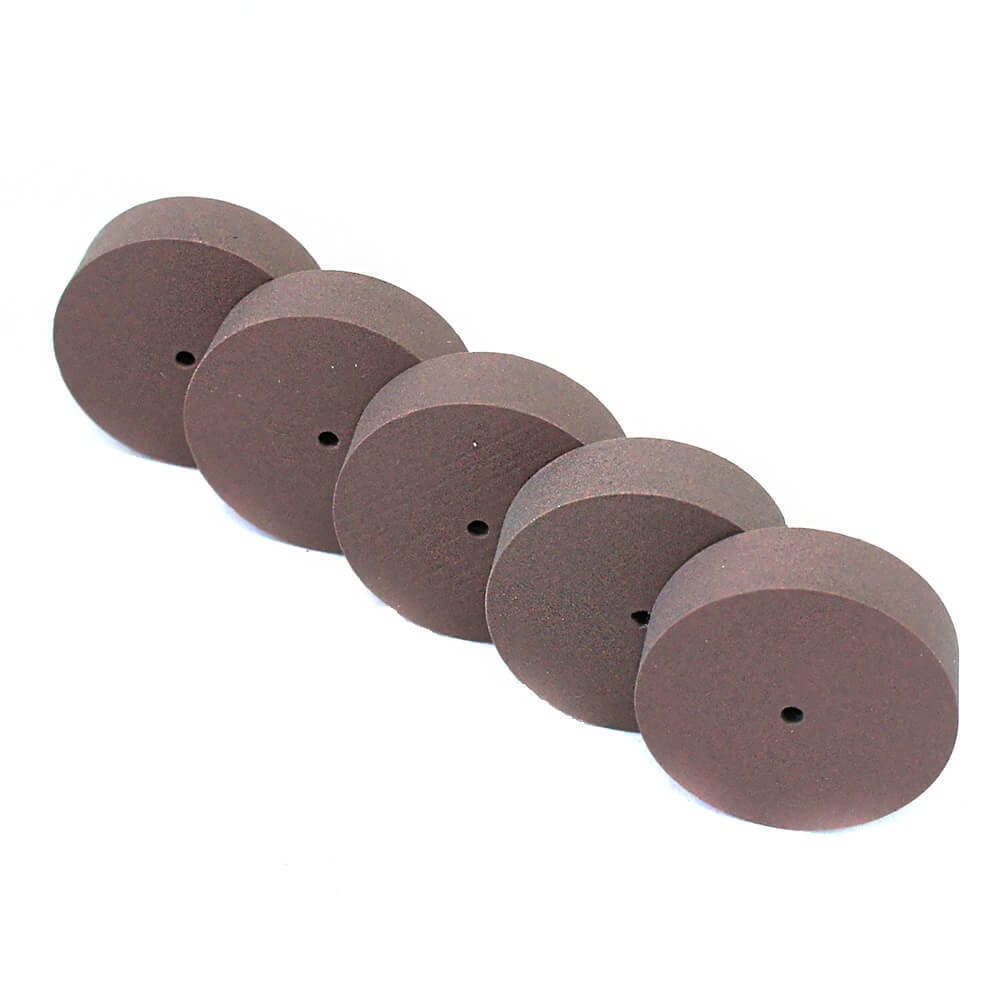 Диски шлифовальные/полировальные Tornadotool d 24х7.5х2 мм 5 шт. — P400 (коричневый) — фото 8